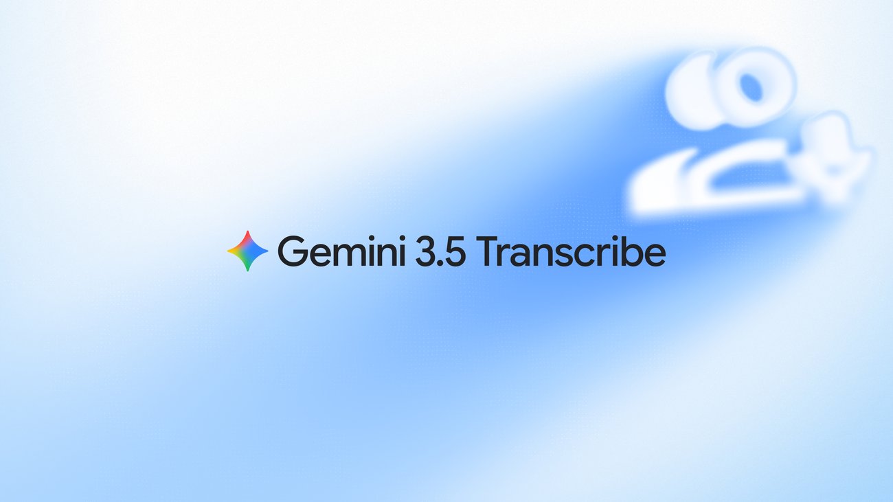 Gemini 3.5 Transcribeの発表ビジュアル