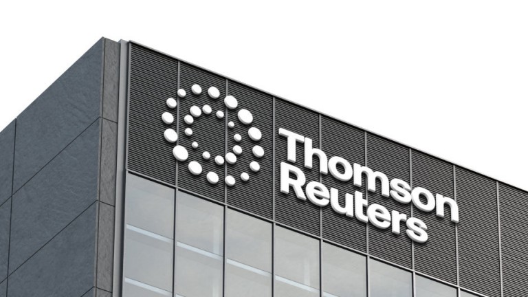 Thomson Reuters の発表を伝えるイメージ画像
